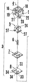 The Alps mechanical switch, cited from US Patent, 3,899,648.