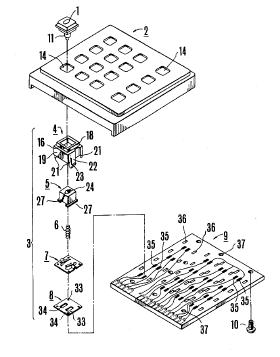 The Alps mechanical switch, cited from US patent, US3899648.